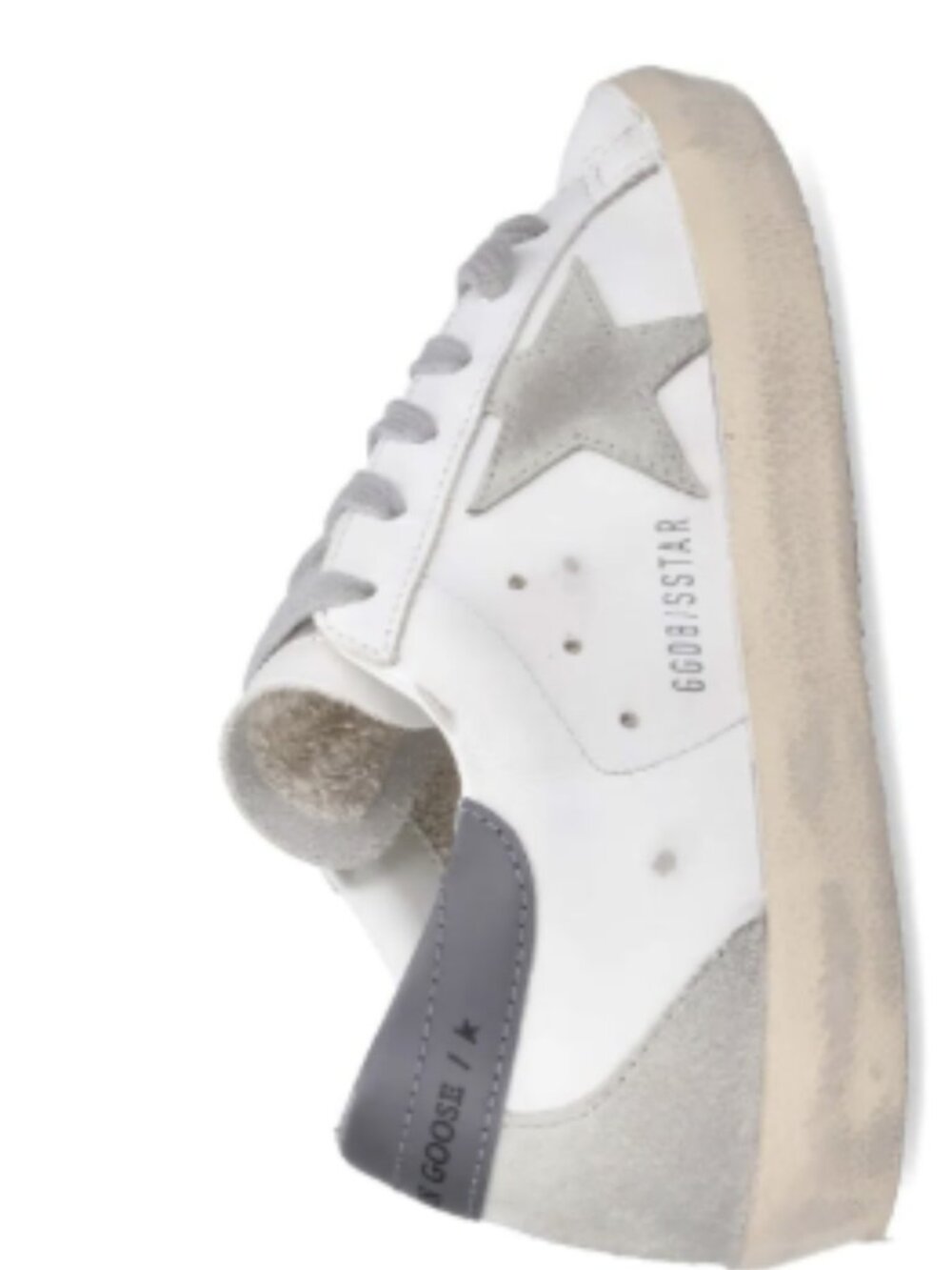 NWT Golden Goose Super-Star Sneakers White Silver Gray | Size 38 | NWT - Picture 5 of 5